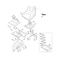 Seat for Stihl/Viking MT 5097.1 Z