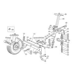 Steering for MT 585 Mowers