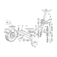 Steering for Stihl/Viking MT 585 L