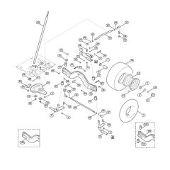 Steering & Front Wheel for Mowers