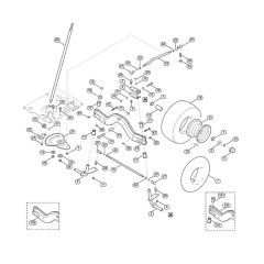 Steering & Front Wheel for Mowers