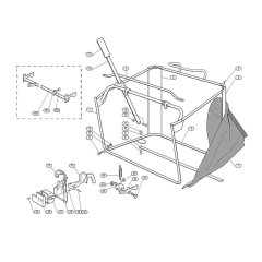 Grass Catcher Bag for MT 745