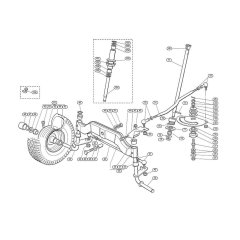 Steering for Stihl/Viking MT 745