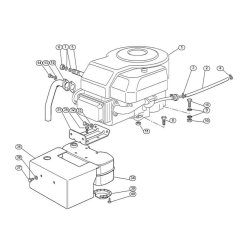 Motor 15.5 HP for MT 780