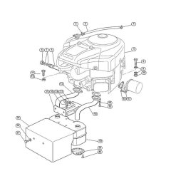 Motor 18 HP for MT 780 Mowers