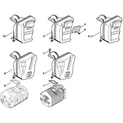 Muffler Assembly for Stihl