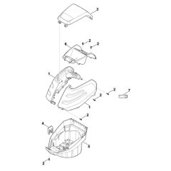 Housing Assembly for Stihl MVP 850.0 S