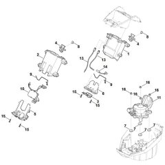 Battery Bracket for Stihl MVP 850.1 X