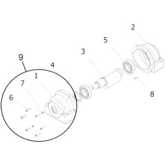 Exciter Assembly for Norton Clipper CFP14W-P Plate Compactor
