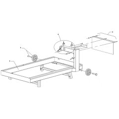Upper Head Assembly for Norton Clipper CM352 Masonry Saw