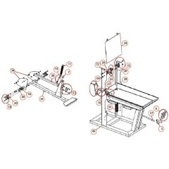 Frame Assembly for Norton Clipper CM601 Masonry Saw