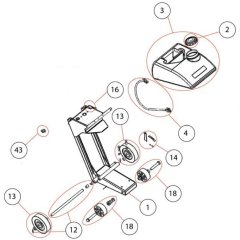 Main Frame Assembly for Norton Clipper CS502LV Floor Saw