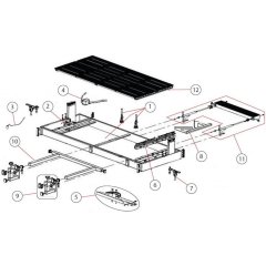 Table Assembly for Norton Clipper TR252 Tile Saw