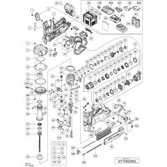 Main Assembly for Hikoki NT1850DBSL