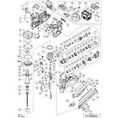 Hikoki NT1865DMA Assembly