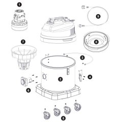 Numatic CV570 Assembly