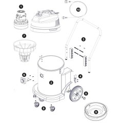 Numatic CVD900 Assembly