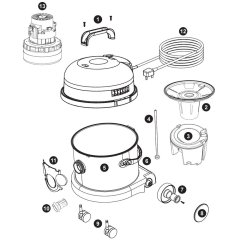 Numatic HVW370 Assembly