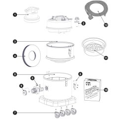 Numatic HZD570 Assembly