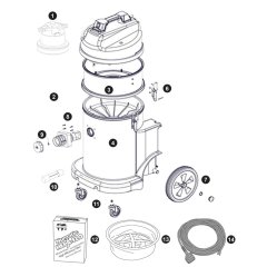 Numatic MED900A Assembly