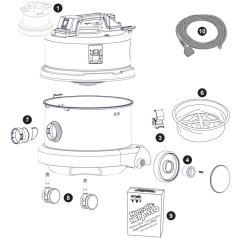 Assembly for Numatic NVQ240