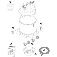 Numatic NVQ570 Assembly