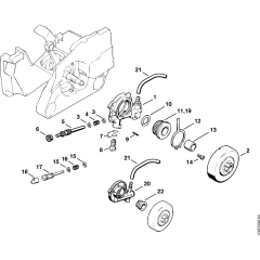 Oil Pump Assembly for Stihl
