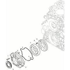 Oil Pump Assembly for HATZ 4H50T.10