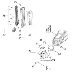 Housing Assembly for Paslode 800P+