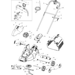 Flymo PAC A MOW Assembly