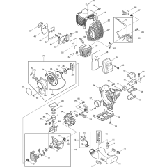 Makita DBC260U Main Assembly