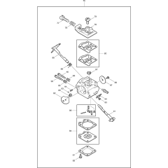 Carburetor for Makita DBC4510