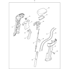 Lever Assembly for Makita EBH341U