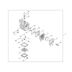 Carburettor for ECHO PB-2620