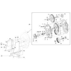 Gearbox Assembly for Wacker