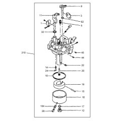 Carburettor Assembly for Wacker PG2