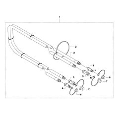 Hose Assembly for Husqvarna