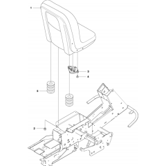 Seat Assembly for Husqvarna PR17