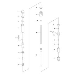 Husqvarna PV 47 Poker Assembly