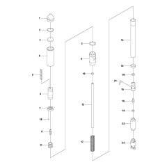 Husqvarna PV 87 Poker Assembly