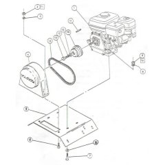 Engine Assembly for Wacker PVP75A