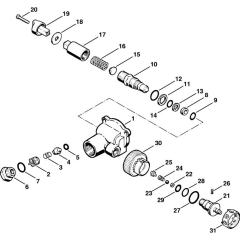 Regulation Valve for Stihl RB 300 K