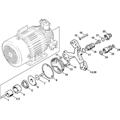 Pump Housing for Stihl RB 400 K