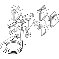 Spray Gun for Stihl RB 400 K