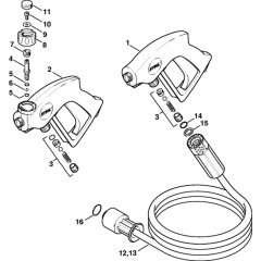 Spray Gun & Hose for Stihl Washers