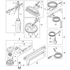 Accessories for Stihl RE 80