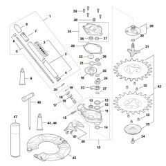 Stihl RG-KM Main Assembly