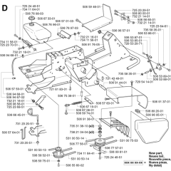 Chassis Frame for Husqvarna Rider 11
