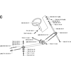 Steering Assembly for Husqvarna