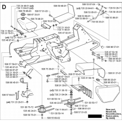 Chassis/Frame for Husqvarna Rider